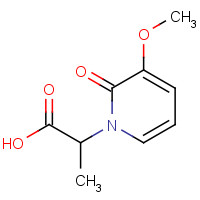 716362-20-8 2-(3-methoxy-2-oxopyridin-1-yl)propanoic acid chemical structure
