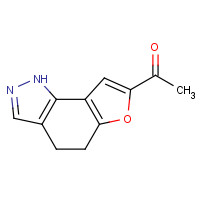 372163-81-0 1-(4,5-dihydro-1H-furo[2,3-g]indazol-7-yl)ethanone chemical structure