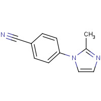 122957-50-0 4-(2-methylimidazol-1-yl)benzonitrile chemical structure
