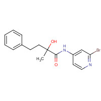 1433904-81-4 N-(2-bromopyridin-4-yl)-2-hydroxy-2-methyl-4-phenylbutanamide chemical structure