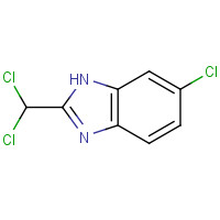30183-18-7 6-chloro-2-(dichloromethyl)-1H-benzimidazole chemical structure
