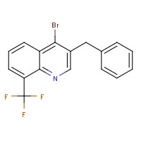 854778-05-5 3-benzyl-4-bromo-8-(trifluoromethyl)quinoline chemical structure