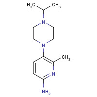 1231930-15-6 6-methyl-5-(4-propan-2-ylpiperazin-1-yl)pyridin-2-amine chemical structure