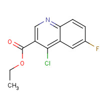 77779-49-8 ethyl 4-chloro-6-fluoroquinoline-3-carboxylate chemical structure