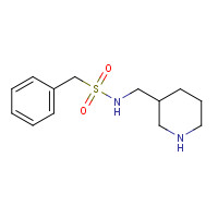 1016756-22-1 1-phenyl-N-(piperidin-3-ylmethyl)methanesulfonamide chemical structure