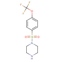 756859-05-9 1-[4-(trifluoromethoxy)phenyl]sulfonylpiperazine chemical structure