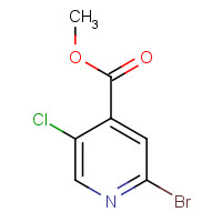 1214336-33-0 methyl 2-bromo-5-chloropyridine-4-carboxylate chemical structure