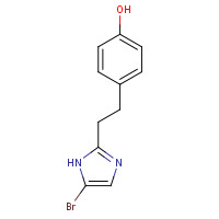 102151-98-4 4-[2-(5-bromo-1H-imidazol-2-yl)ethyl]phenol chemical structure