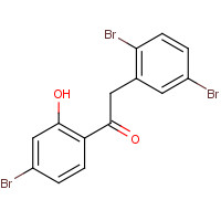 1403991-85-4 1-(4-bromo-2-hydroxyphenyl)-2-(2,5-dibromophenyl)ethanone chemical structure