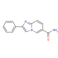 38922-97-3 2-phenylimidazo[1,2-a]pyridine-6-carboxamide chemical structure