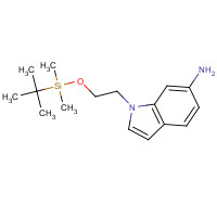 545394-41-0 1-[2-[tert-butyl(dimethyl)silyl]oxyethyl]indol-6-amine chemical structure