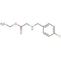 501653-63-0 ethyl 2-[(4-fluorophenyl)methylamino]acetate chemical structure