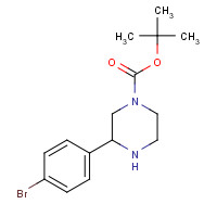886767-69-7 tert-butyl 3-(4-bromophenyl)piperazine-1-carboxylate chemical structure