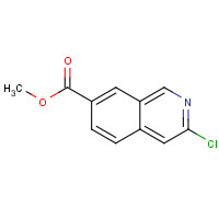 1544665-58-8 methyl 3-chloroisoquinoline-7-carboxylate chemical structure