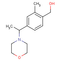 1423070-35-2 [2-methyl-4-(1-morpholin-4-ylethyl)phenyl]methanol chemical structure