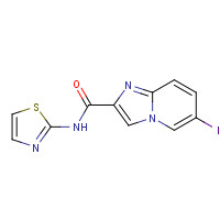 1168157-30-9 6-iodo-N-(1,3-thiazol-2-yl)imidazo[1,2-a]pyridine-2-carboxamide chemical structure