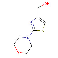 126533-96-8 (2-morpholin-4-yl-1,3-thiazol-4-yl)methanol chemical structure