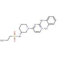 1538605-63-8 N-[1-[2-(2-aminoanilino)pyrimidin-4-yl]piperidin-3-yl]propane-1-sulfonamide chemical structure