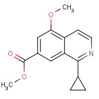 921760-75-0 methyl 1-cyclopropyl-5-methoxyisoquinoline-7-carboxylate chemical structure