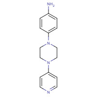 112940-40-6 4-(4-pyridin-4-ylpiperazin-1-yl)aniline chemical structure