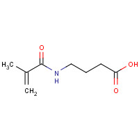 59178-91-5 4-(2-methylprop-2-enoylamino)butanoic acid chemical structure