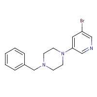 954388-11-5 1-benzyl-4-(5-bromopyridin-3-yl)piperazine chemical structure