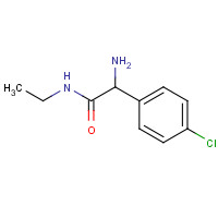 1193334-10-9 2-amino-2-(4-chlorophenyl)-N-ethylacetamide chemical structure