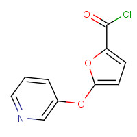 859850-59-2 5-pyridin-3-yloxyfuran-2-carbonyl chloride chemical structure