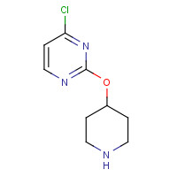 1159882-86-6 4-chloro-2-piperidin-4-yloxypyrimidine chemical structure