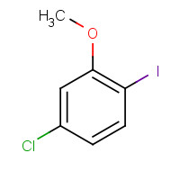 755027-21-5 4-chloro-1-iodo-2-methoxybenzene chemical structure