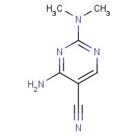 13593-31-2 4-amino-2-(dimethylamino)pyrimidine-5-carbonitrile chemical structure
