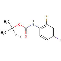 886497-72-9 tert-butyl N-(2-fluoro-4-iodophenyl)carbamate chemical structure