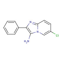 196959-57-6 6-chloro-2-phenylimidazo[1,2-a]pyridin-3-amine chemical structure