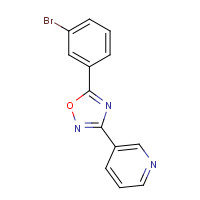 370852-46-3 5-(3-bromophenyl)-3-pyridin-3-yl-1,2,4-oxadiazole chemical structure