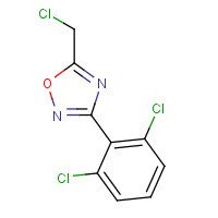 117762-99-9 5-(chloromethyl)-3-(2,6-dichlorophenyl)-1,2,4-oxadiazole chemical structure