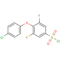 549547-34-4 4-(4-chlorophenoxy)-3,5-difluorobenzenesulfonyl chloride chemical structure