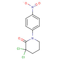 881386-01-2 3,3-dichloro-1-(4-nitrophenyl)piperidin-2-one chemical structure
