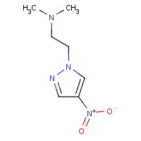1257078-45-7 N,N-dimethyl-2-(4-nitropyrazol-1-yl)ethanamine chemical structure