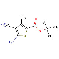 691008-13-6 tert-butyl 5-amino-4-cyano-3-methylthiophene-2-carboxylate chemical structure