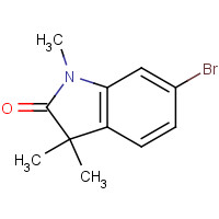 1190861-69-8 6-bromo-1,3,3-trimethylindol-2-one chemical structure