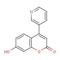 109512-76-7 7-hydroxy-4-pyridin-3-ylchromen-2-one chemical structure