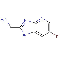 713139-54-9 (6-bromo-1H-imidazo[4,5-b]pyridin-2-yl)methanamine chemical structure