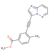 1356385-96-0 methyl 3-(2-imidazo[1,2-b]pyridazin-3-ylethynyl)-4-methylbenzoate chemical structure