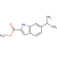 213596-37-3 methyl 6-propan-2-yl-1H-indole-2-carboxylate chemical structure