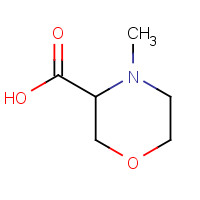 1240518-88-0 4-methylmorpholine-3-carboxylic acid chemical structure