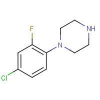 515160-75-5 1-(4-chloro-2-fluorophenyl)piperazine chemical structure