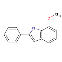 66354-88-9 7-methoxy-2-phenyl-1H-indole chemical structure