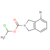 1269195-03-0 1-chloroethyl 4-bromo-1,3-dihydroisoindole-2-carboxylate chemical structure