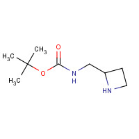99724-21-7 tert-butyl N-(azetidin-2-ylmethyl)carbamate chemical structure