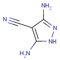 6844-58-2 3,5-diamino-1H-pyrazole-4-carbonitrile chemical structure